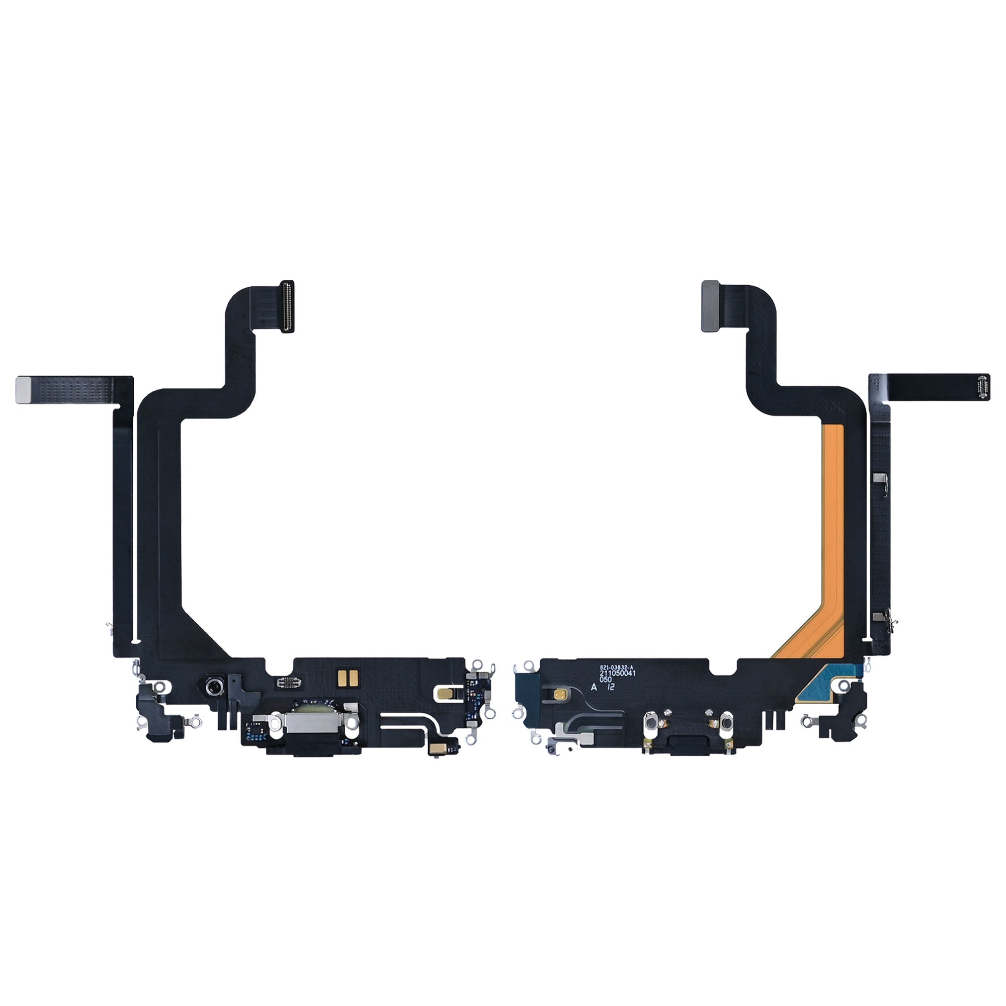 For Apple iPhone 14 Pro Max System Charging Flex Space Black Pulled