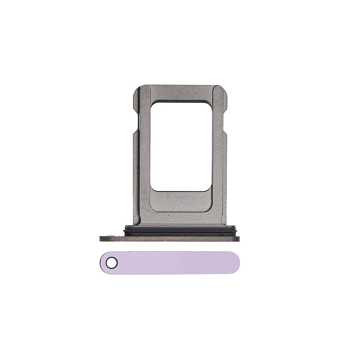 For Apple iPhone 14 Pro Sim Card Holder Deep Purple Pulled