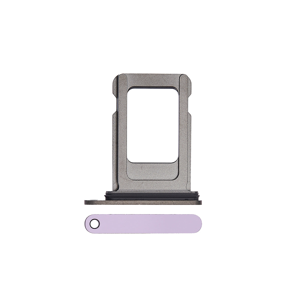 For Apple iPhone 14 Pro Max Sim Card Holder Deep Purple Pulled