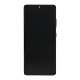 Samsung Galaxy S21 Ultra 5G G998B Display And Digitizer With Frame Phantom Black Service Pack