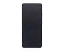 Samsung Galaxy S21 Ultra 5G G998B Display And Digitizer With Frame Phantom Black Service Pack