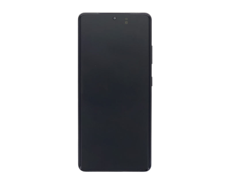 Samsung Galaxy S21 Ultra 5G G998B Display And Digitizer With Frame Phantom Black Service Pack
