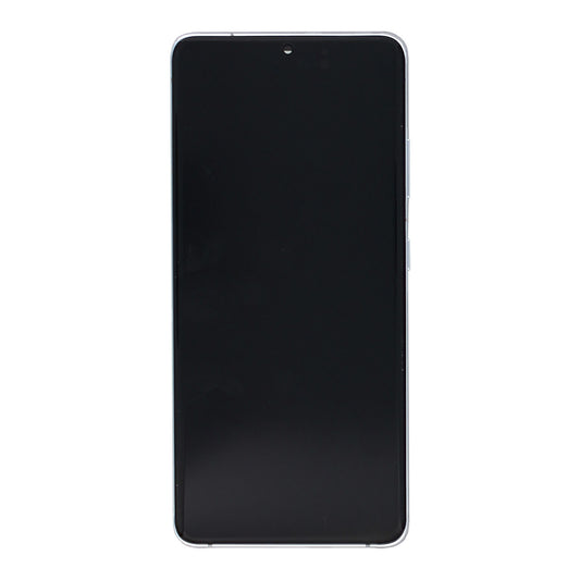 Samsung Galaxy S21 5G Ultra G998B Display And Digitizer With Frame Phantom Silver Service Pack