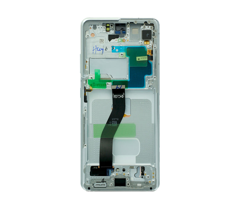 Samsung Galaxy S21 5G Ultra G998B Display And Digitizer With Frame Phantom Silver Service Pack