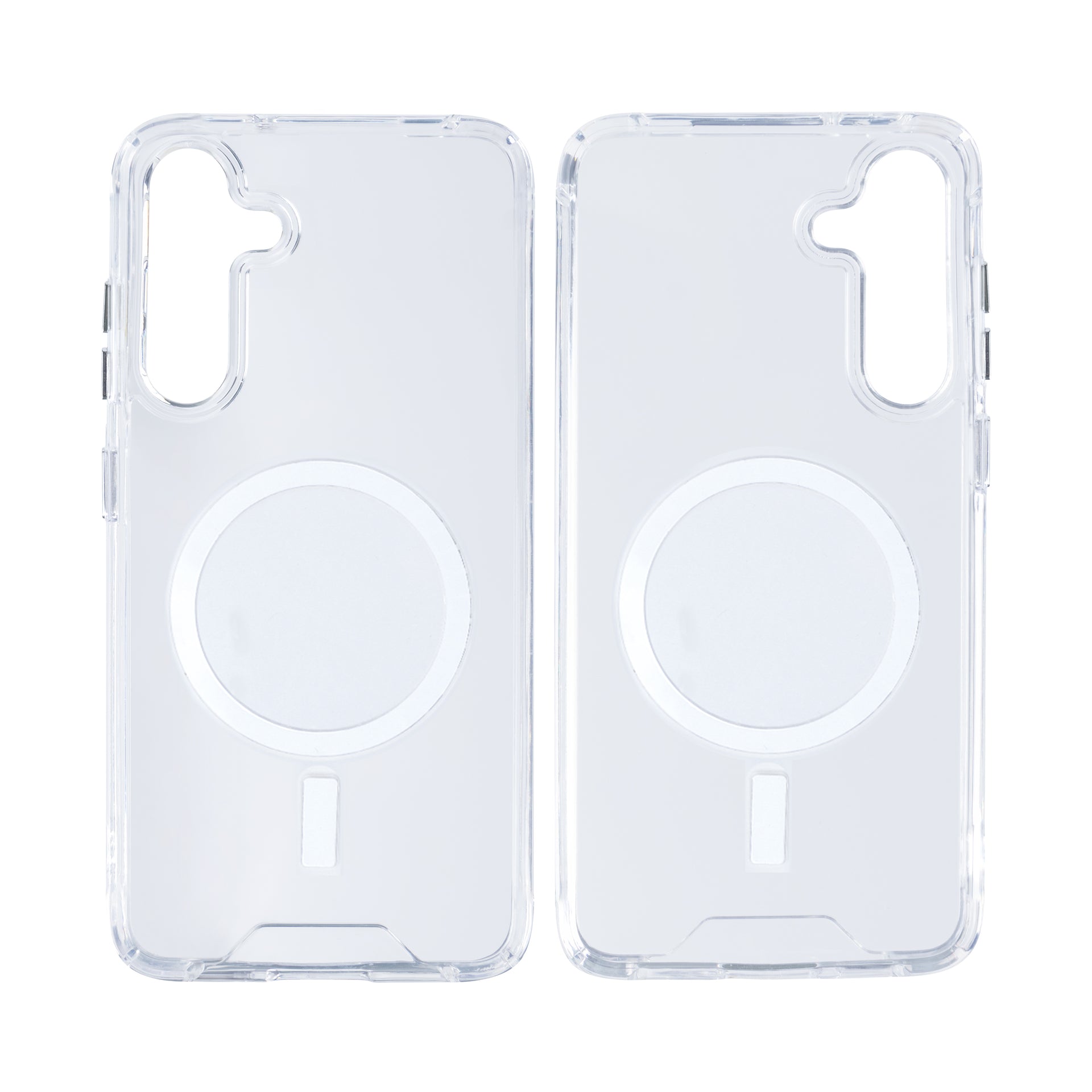 Rixus Anti Shock Case TPU With MagSafe Compatible For Samsung Galaxy S24 Plus 5G Transparent