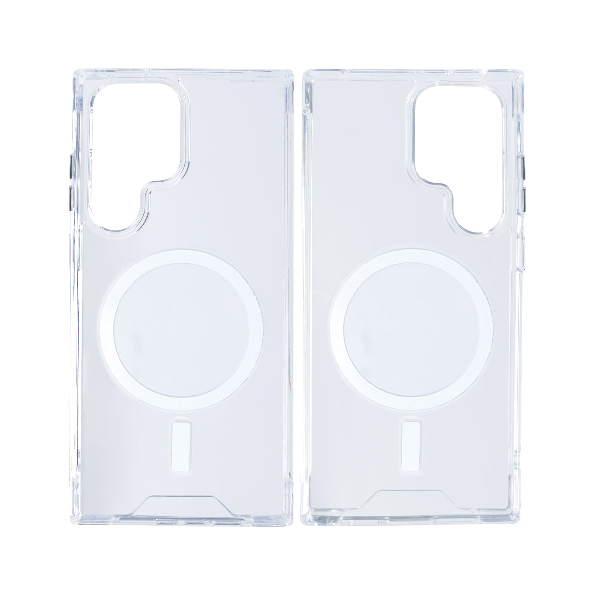 Rixus Anti Shock Case TPU With MagSafe Compatible For Samsung Galaxy S24 Ultra 5G Transparent