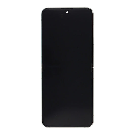 Samsung Galaxy Z Flip5 F731B Main Display And Digitizer With Frame Cream Service Pack
