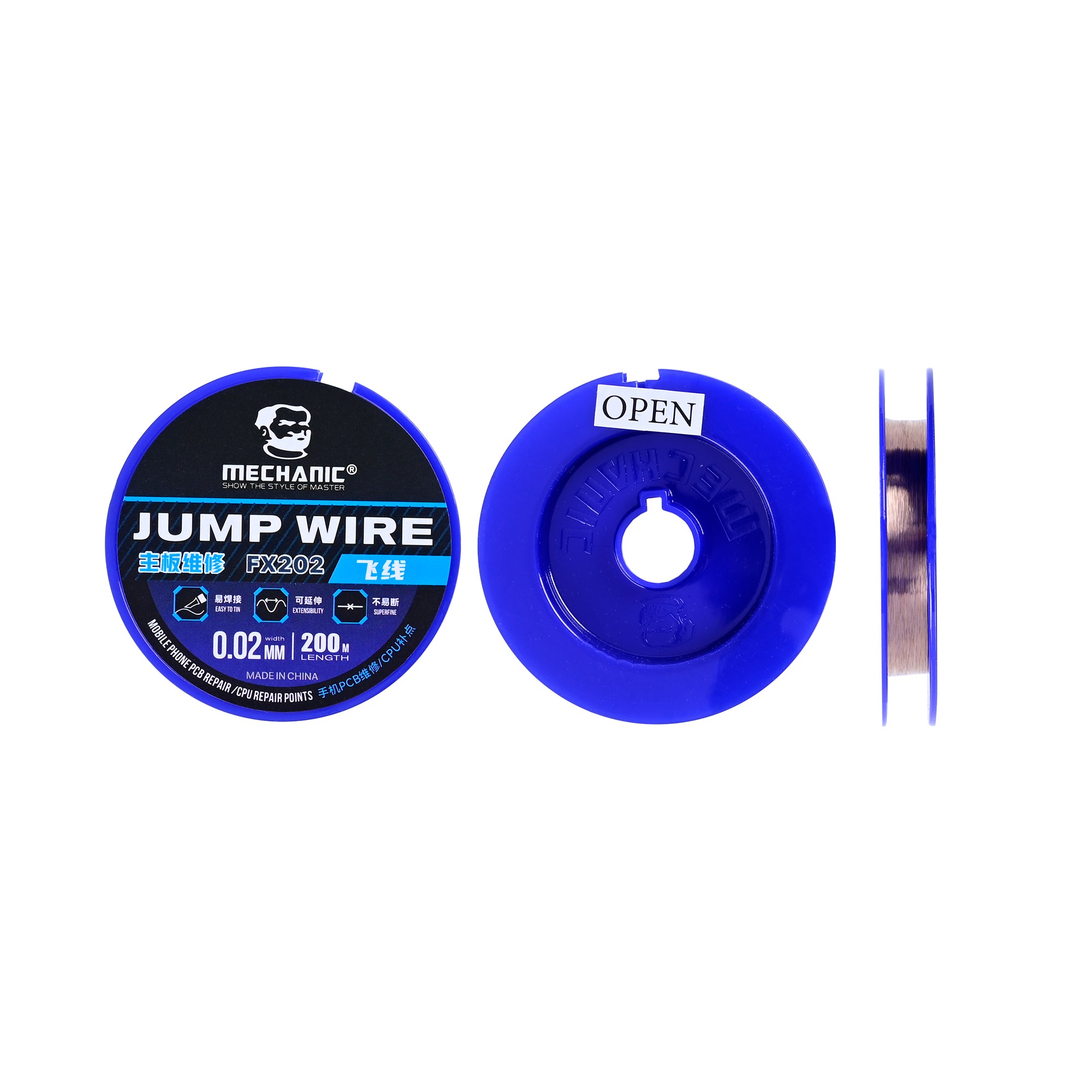 MECHANIC FX202 Insulation Jump Wire (0.02mmx200m)