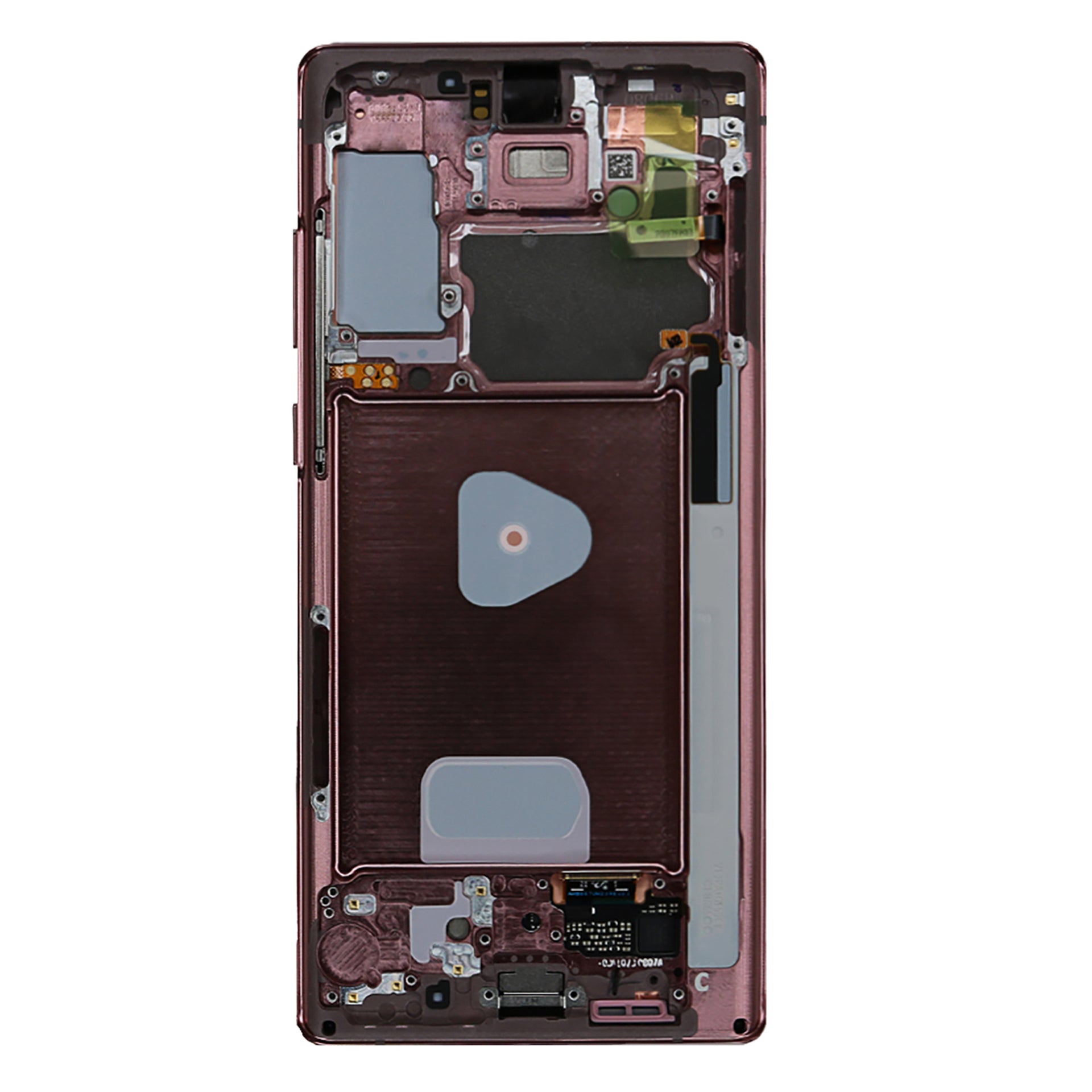 Samsung Galaxy Note 20 N980F, Note 20 5G N981B Display And Digitizer With Frame Mystic Bronze Service Pack