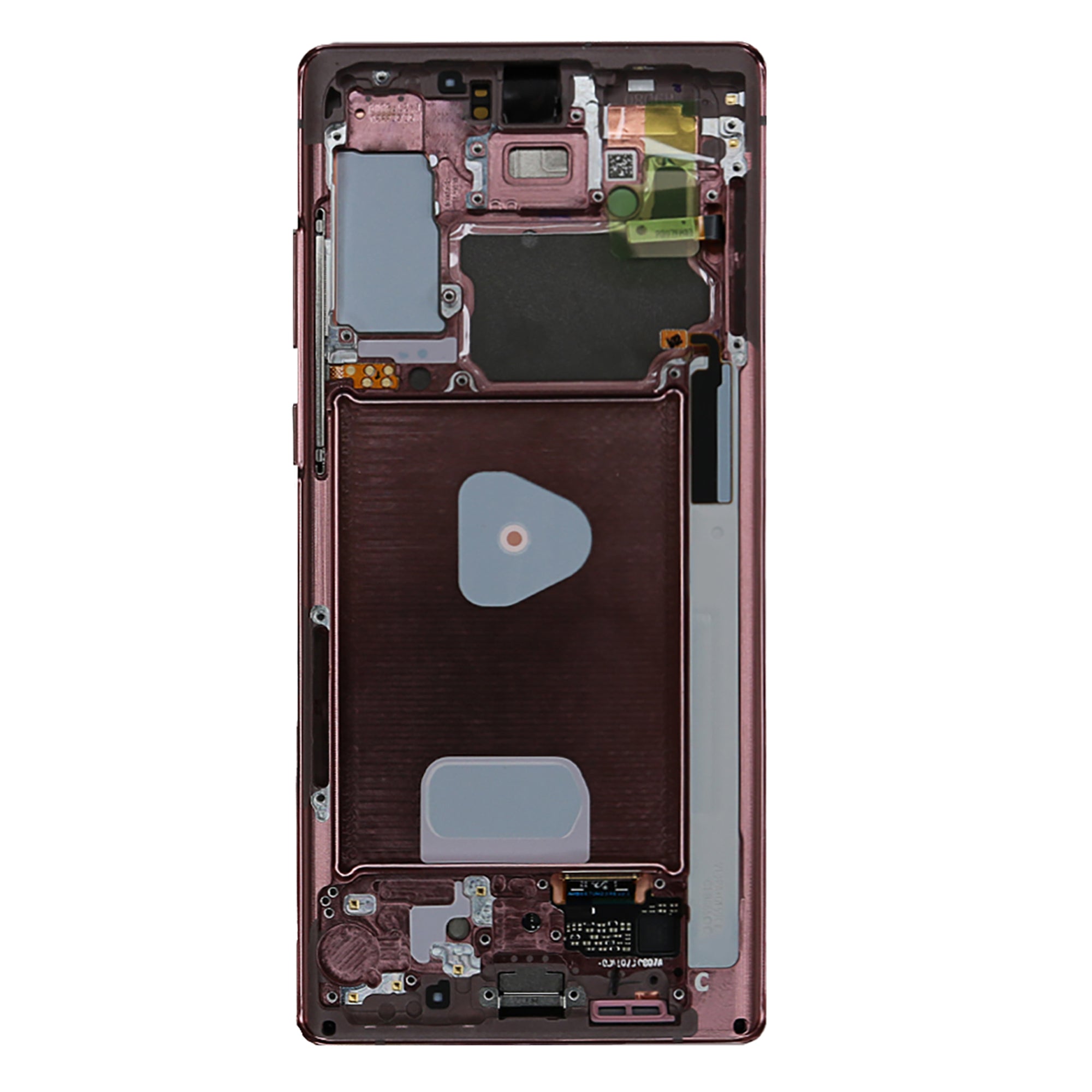 Samsung Galaxy Note 20 N980F, Note 20 5G N981B Display And Digitizer With Frame Mystic Bronze Service Pack