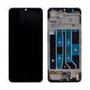 Oppo F17 Display And Digitizer With Frame Cosmic Black OEM