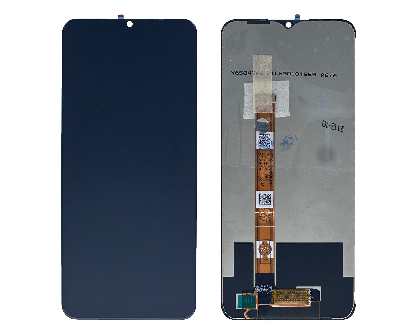 Oppo A16, A16s, A54s Display And Digitizer Without Frame Black OEM