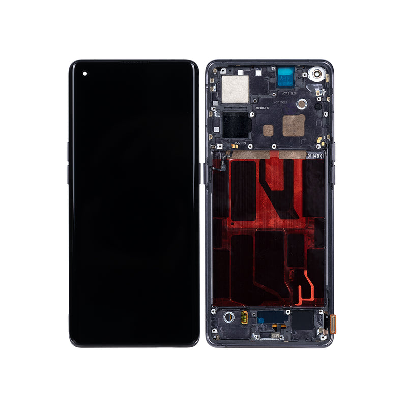 Oppo Find X5 CPH2307 Display And Digitizer With Frame Black OEM