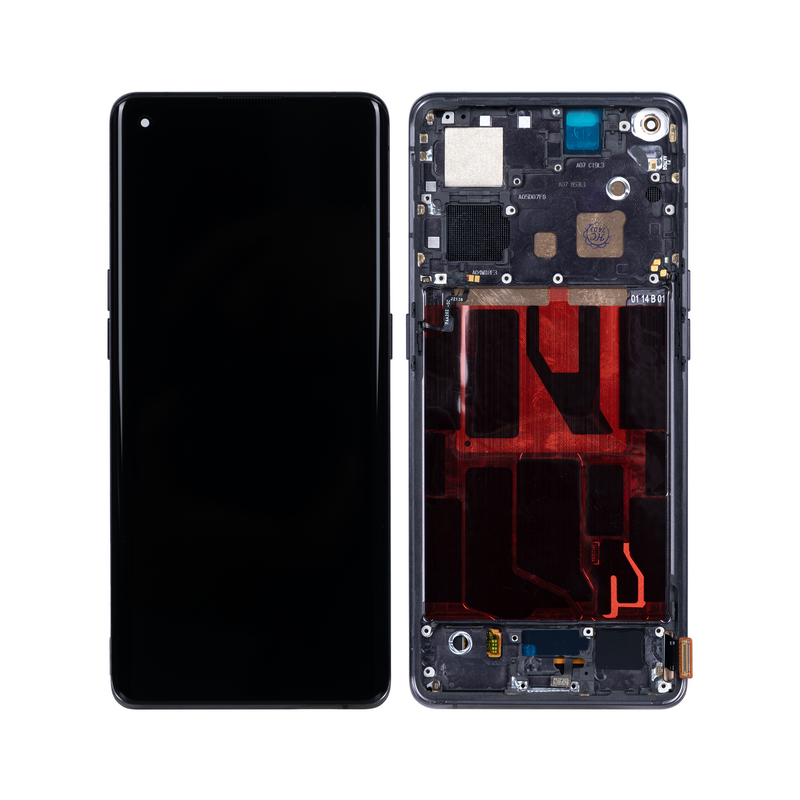Oppo Find X5 CPH2307 Display And Digitizer With Frame Black OEM