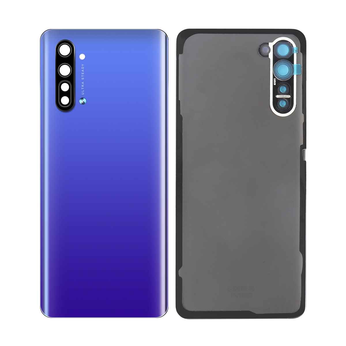Oppo Reno 3 Back Cover With Lens Aurora Blue OEM