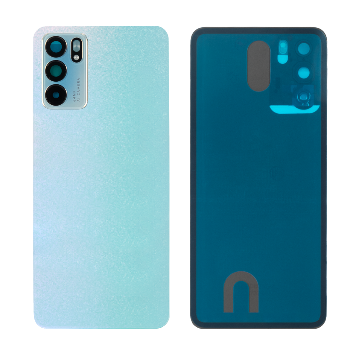 Oppo Reno 6 5G Back Cover With Lens Blue OEM