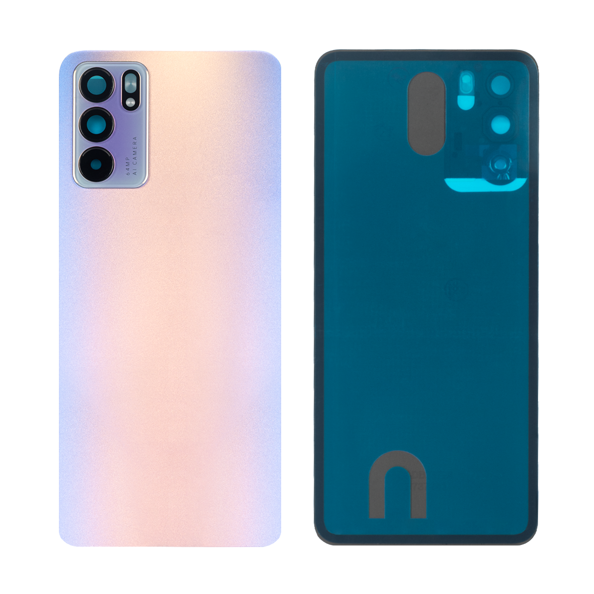 Oppo Reno 6 5G Back Cover With Lens Purple OEM