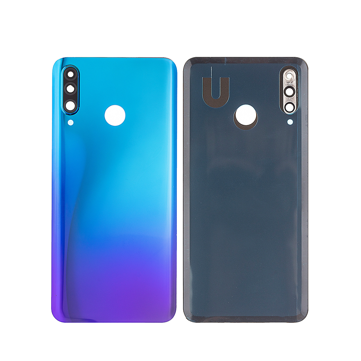 Huawei P30 Lite, P30 Lite New Edition Back Cover With Lens Peacock Blue OEM