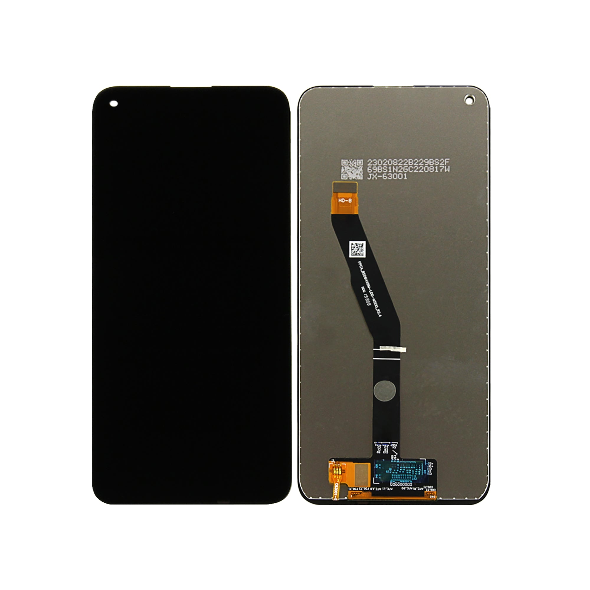 Huawei Y7p (2020) Display And Digitizer Without Frame Black OEM