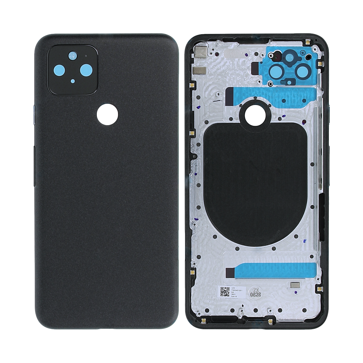 Google Pixel 5 Back Cover With Lens Just Black OEM