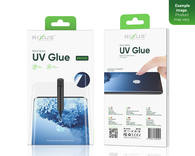 Rixus For Samsung Galaxy S23 UV Glue Liquid Glass