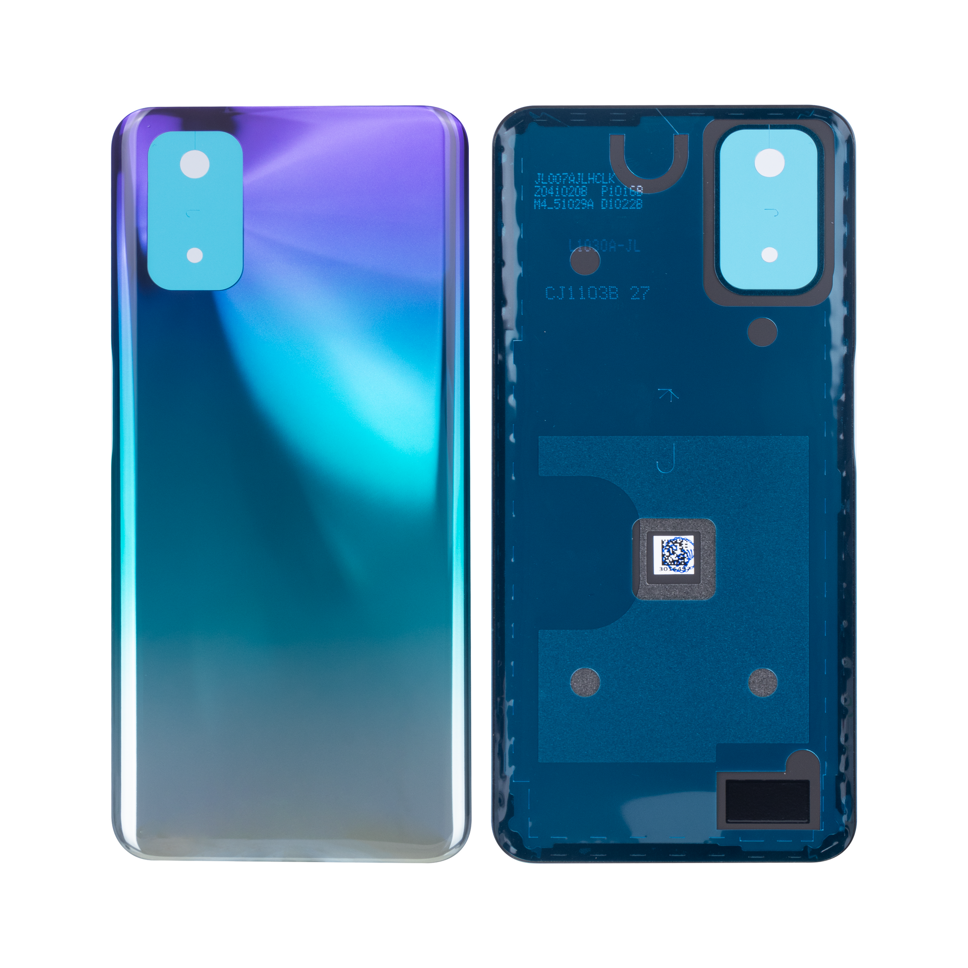 Oppo A72 Back Cover Without Lens Aurora Purple OEM