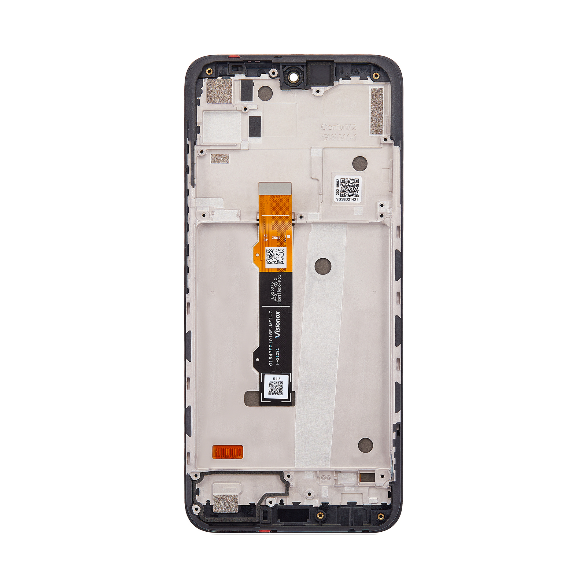 Motorola Moto G71 5G Display And Digitizer With Frame Black OEM