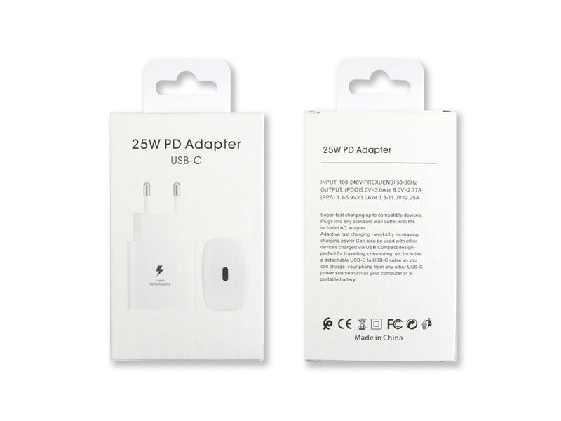 EP-TA800NW USB-C 25W PD Adaptor White Retail Box