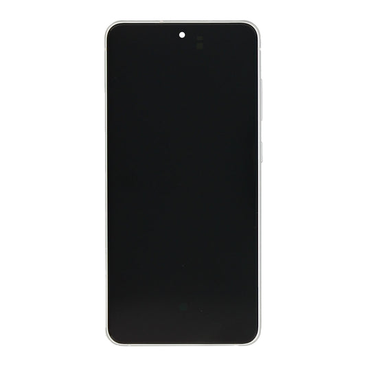 Samsung Galaxy S21 FE G990B Display And Digitizer With Frame White Service Pack