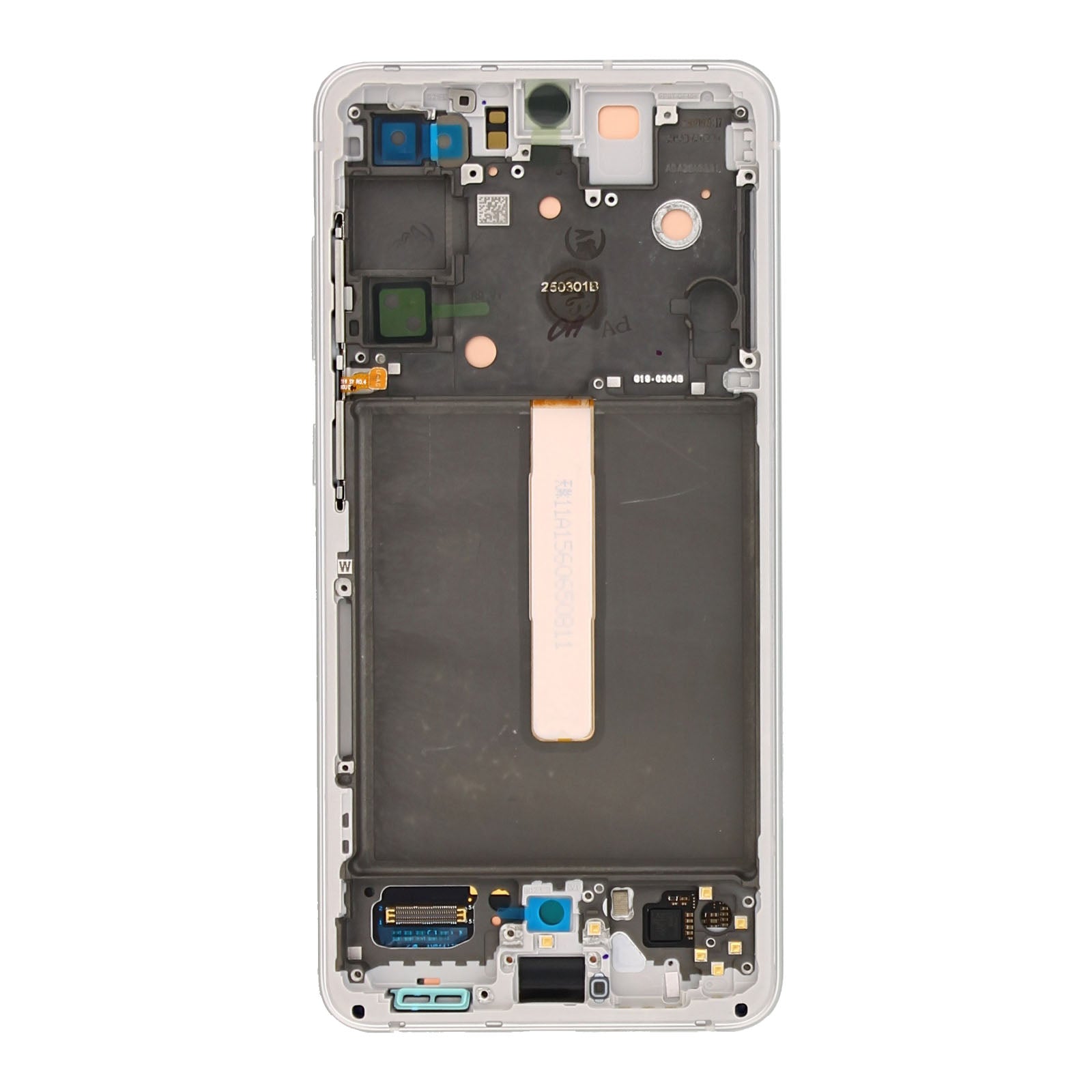 Samsung Galaxy S21 FE G990B Display And Digitizer With Frame White Service Pack