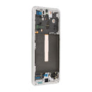 Samsung Galaxy S21 FE G990B Display And Digitizer With Frame White Service Pack