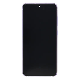 Samsung Galaxy S21 FE G990B Display And Digitizer With Frame Lavender Service Pack