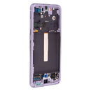 Samsung Galaxy S21 FE G990B Display And Digitizer With Frame Lavender Service Pack