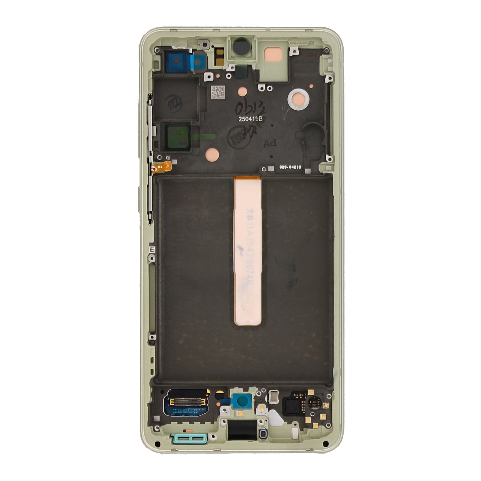 Samsung Galaxy S21 FE G990B Display And Digitizer With Frame Olive Service Pack