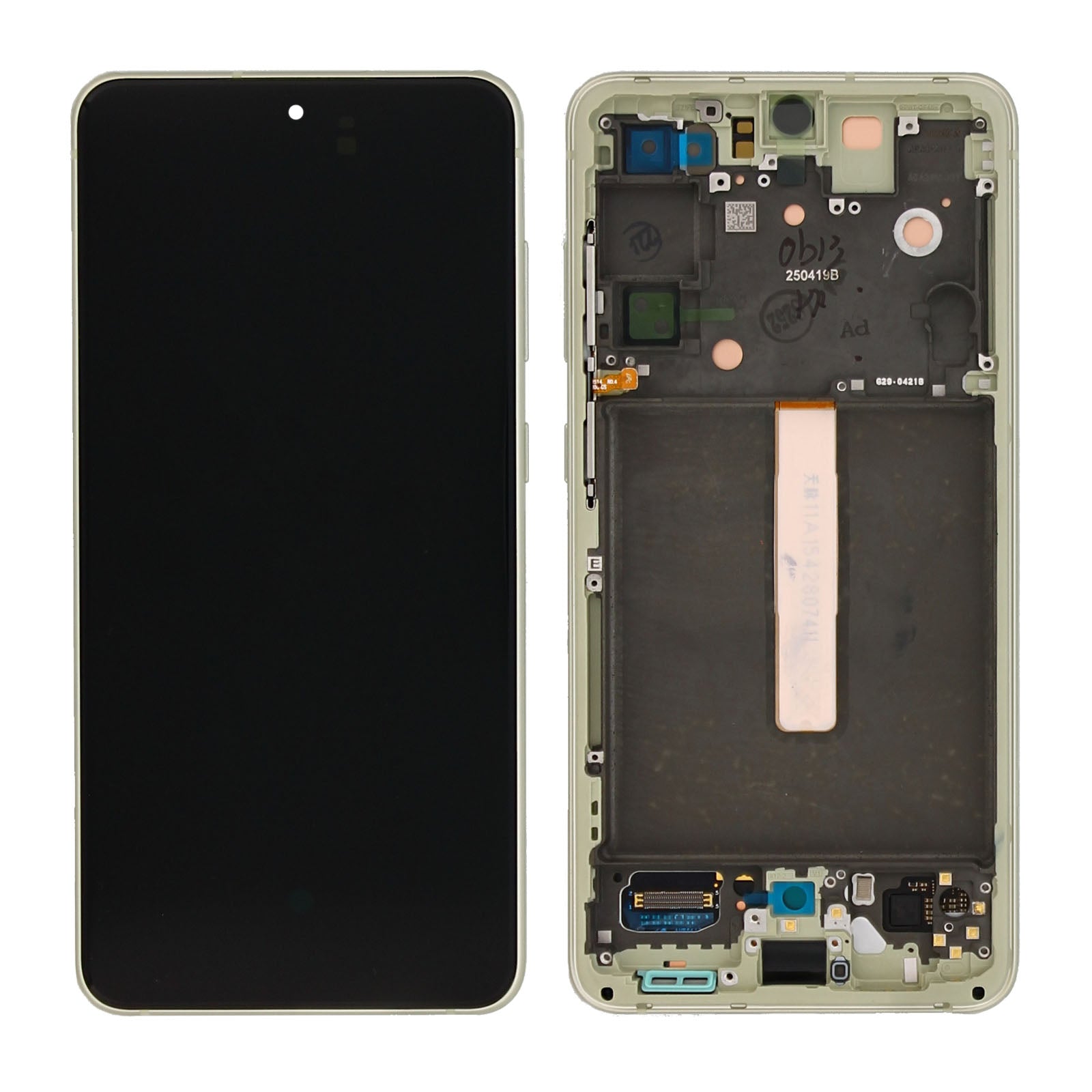 Samsung Galaxy S21 FE G990B Display And Digitizer With Frame Olive Service Pack