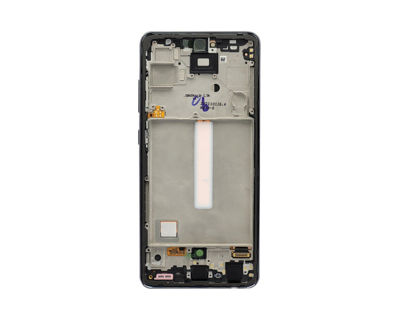 Samsung Galaxy A52 A525F, A52 5G A526B Display And Digitizer With Frame Awesome Black Service Pack