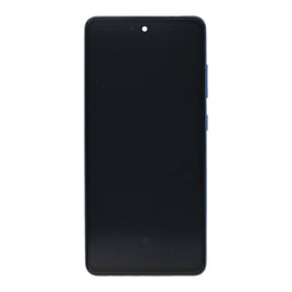 Samsung Galaxy A52 A525F, A52 5G A526B Display And Digitizer With Frame Awesome Blue Service Pack