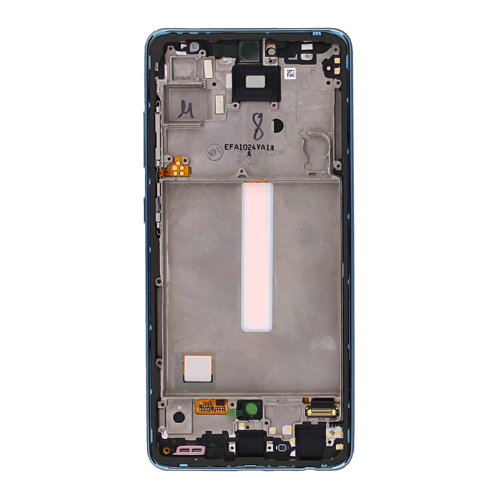 Samsung Galaxy A52 A525F, A52 5G A526B Display And Digitizer With Frame Awesome Blue Service Pack
