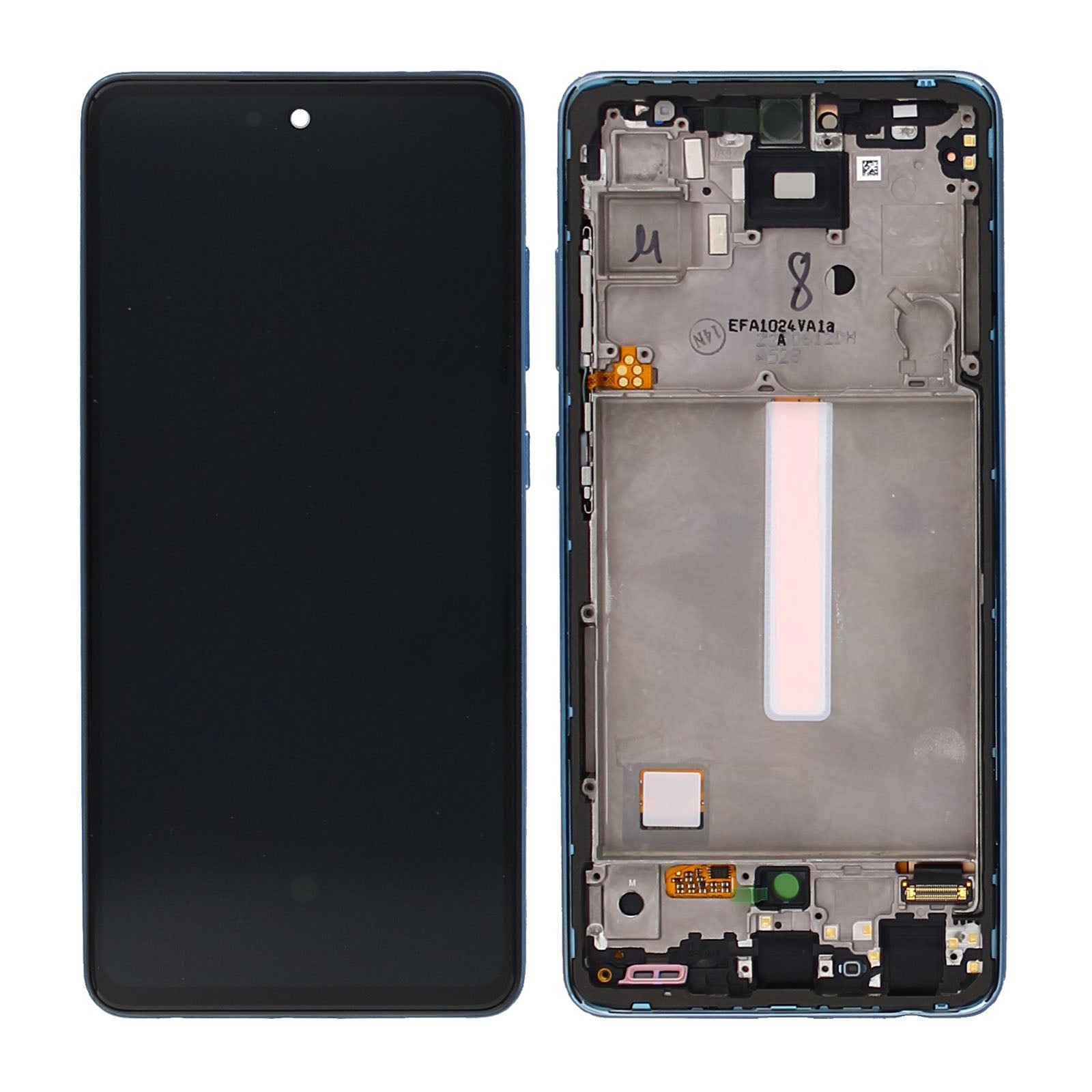 Samsung Galaxy A52 A525F, A52 5G A526B Display And Digitizer With Frame Awesome Blue Service Pack
