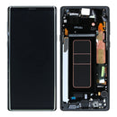 Samsung Galaxy Note 9 N960F Display And Digitizer With Frame Midnight Black Service Pack