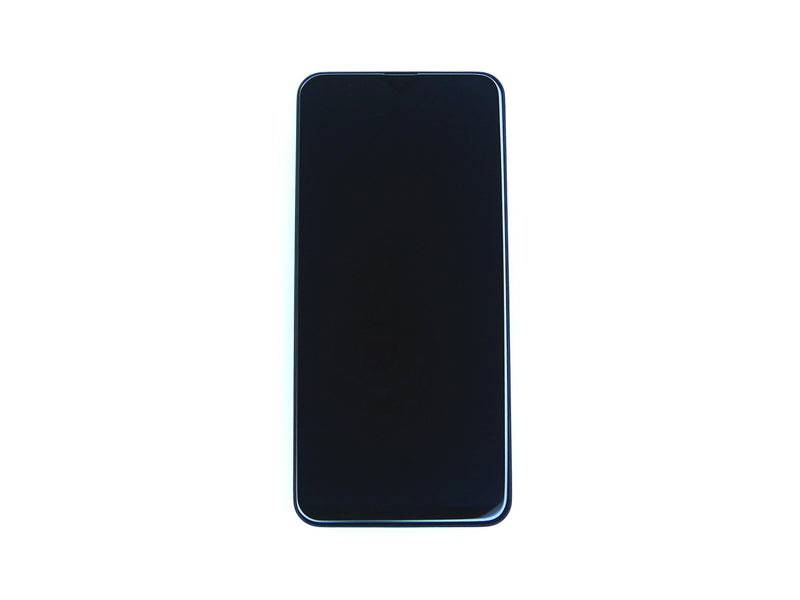 Samsung Galaxy A20 A205F Display And Digitizer With Frame Black Service Pack