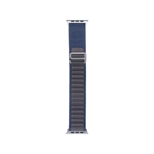 Nylon Band Sport Loop For Apple Watch 42mm, 44mm, 45mm, 49mm Blue Retail Box