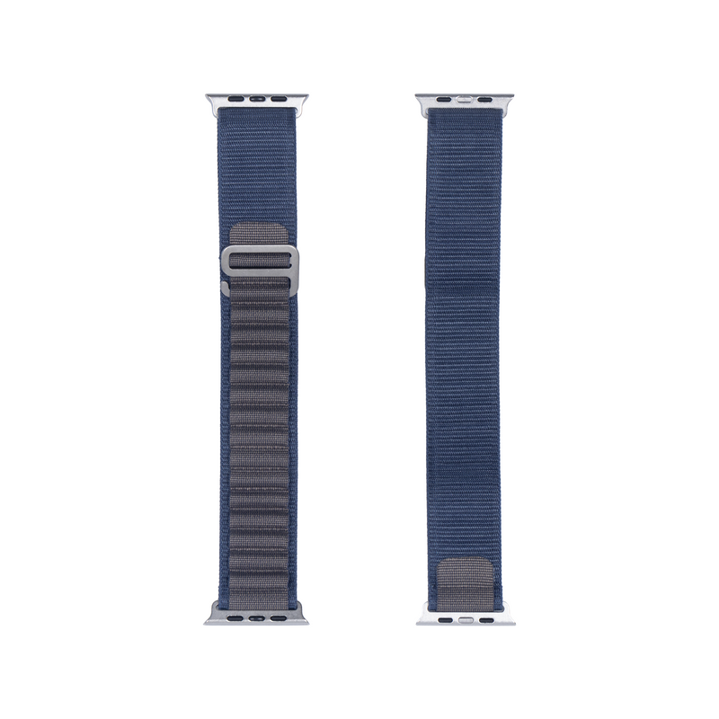 For Apple Watch 42mm, 44mm, 45mm, 49mm Nylon Band Sport Loop Blue Retail Box