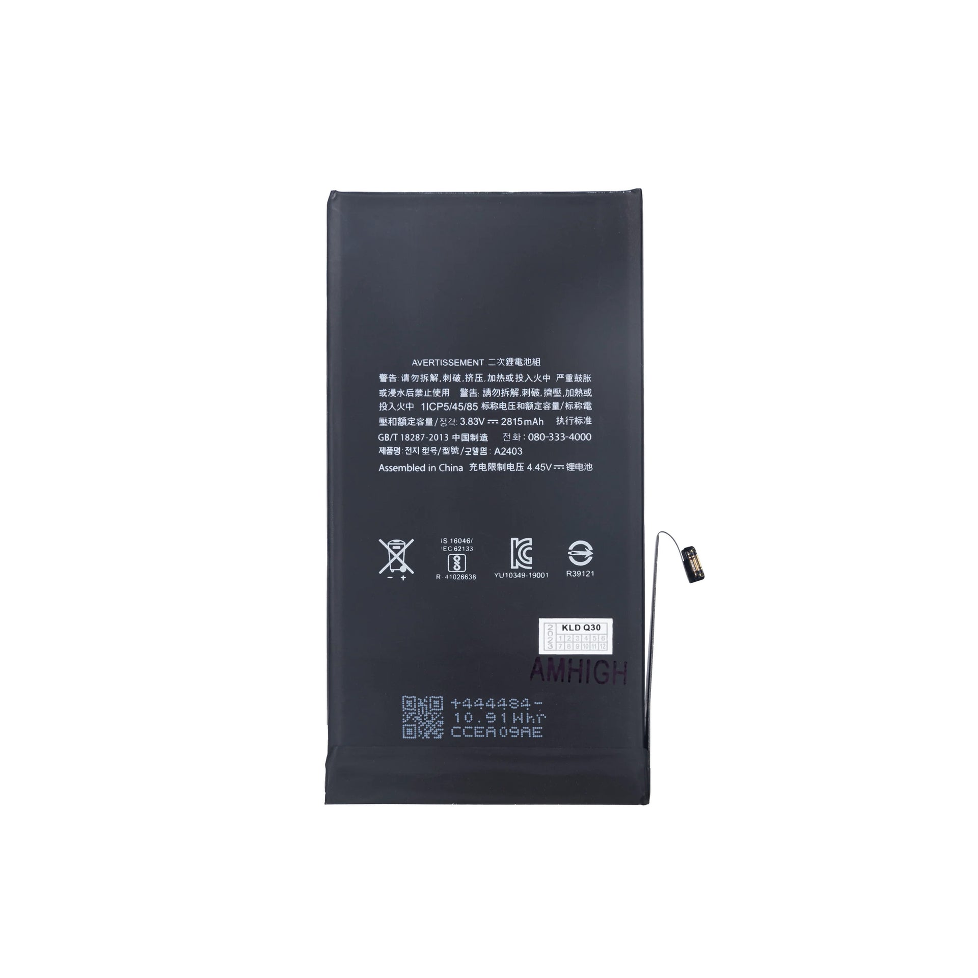 For Apple iPhone 12, 12 Pro Battery With TI-Chip OEM