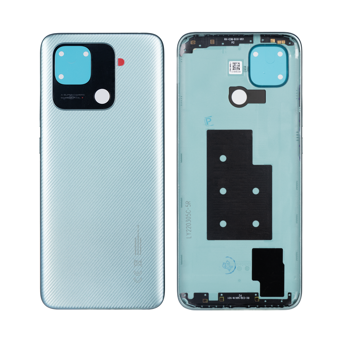 Xiaomi Redmi 10C Back Cover Without Lens Mint Green OEM