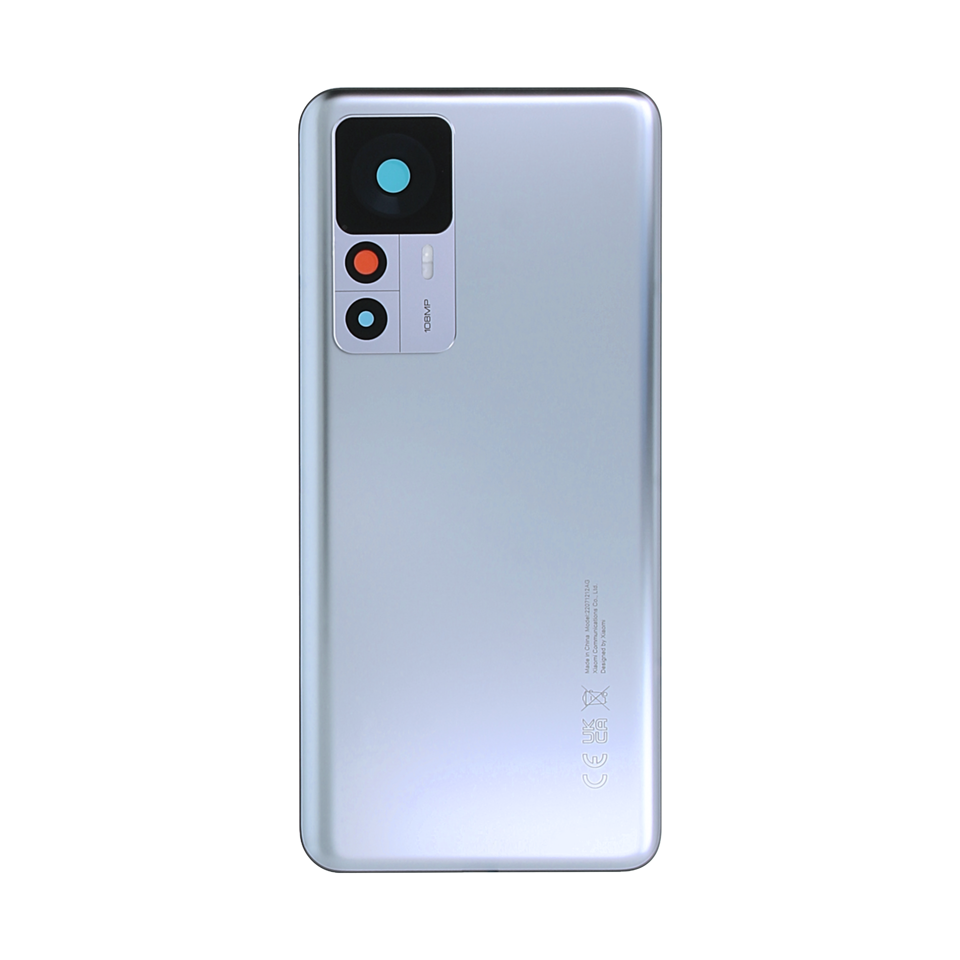 Xiaomi 12T Back Cover With Lens Silver OEM