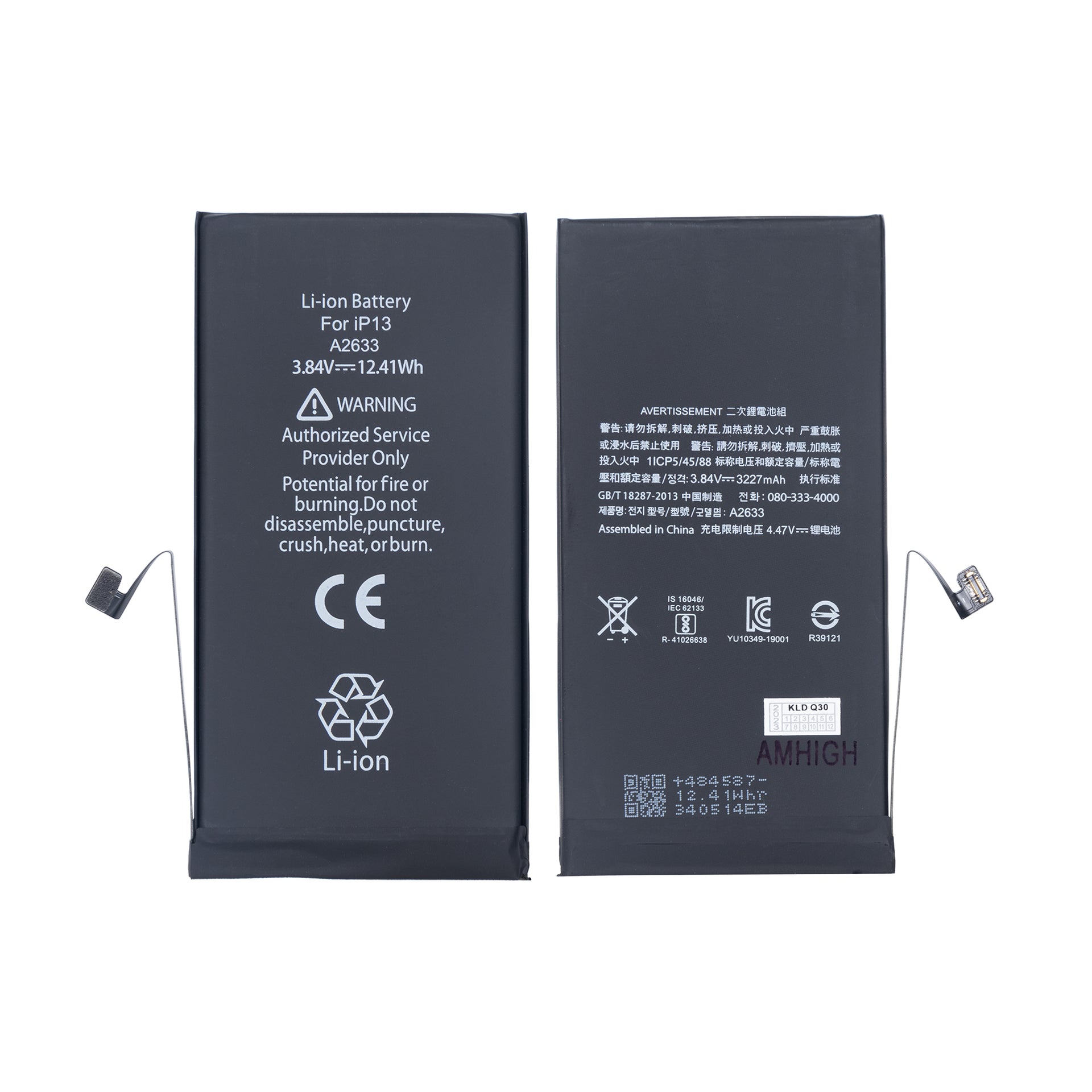 For Apple iPhone 13 Battery With TI-Chip OEM