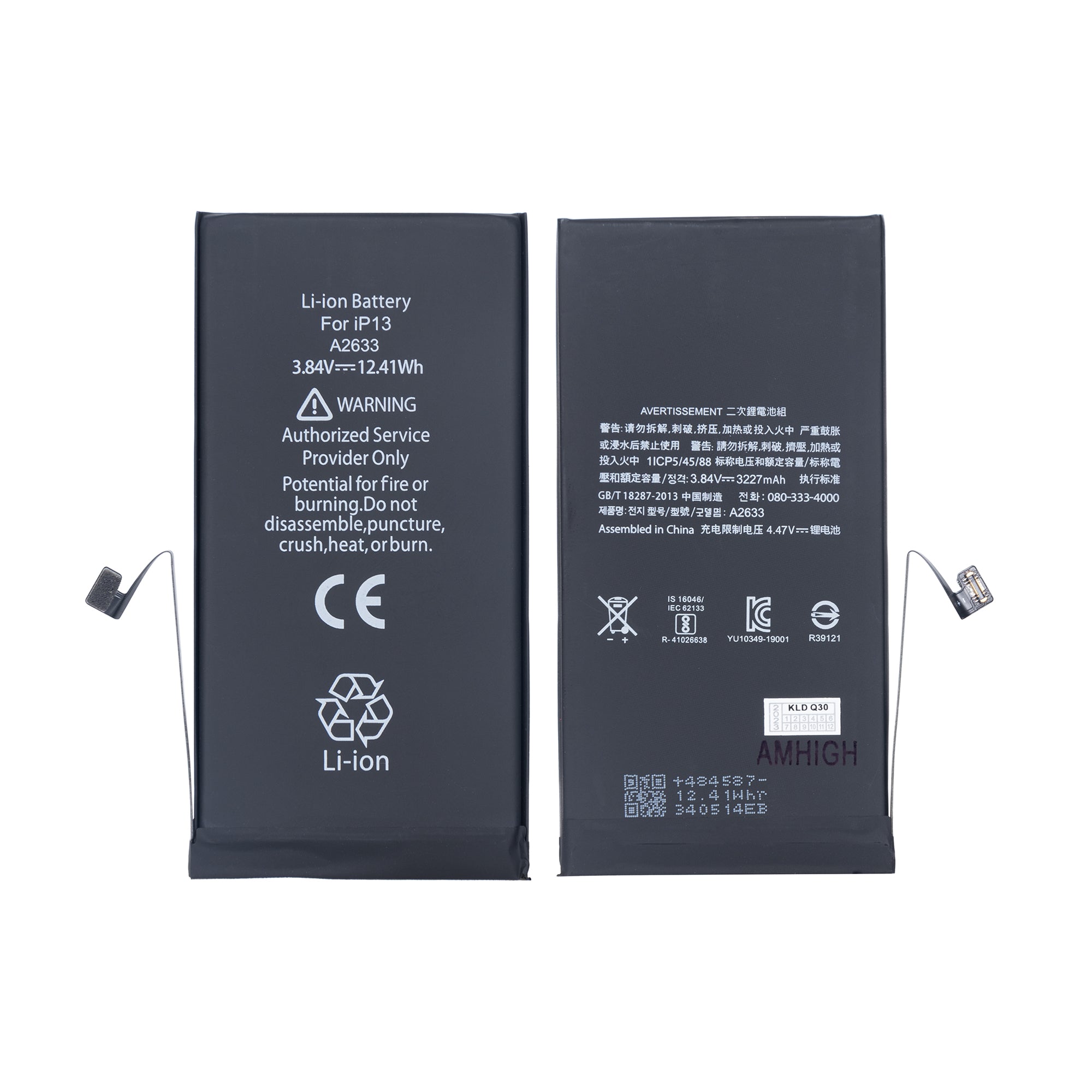 For Apple iPhone 13 Battery With TI-Chip OEM