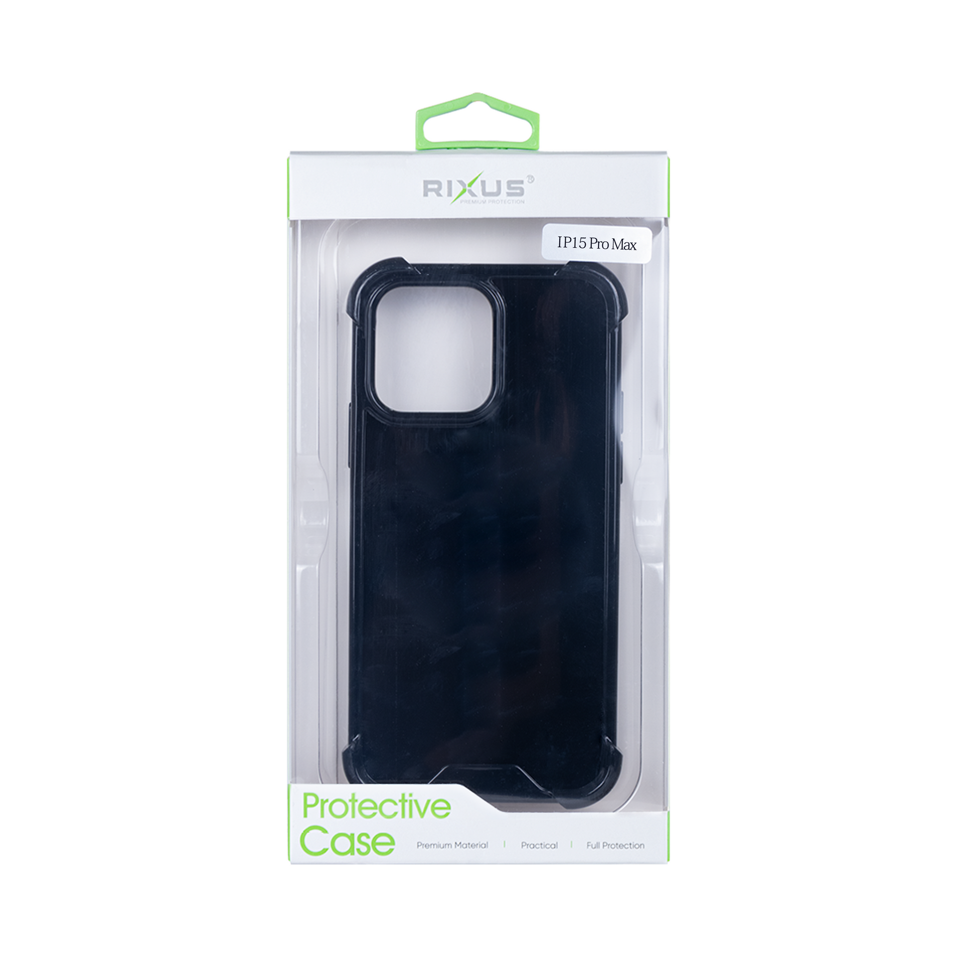 Rixus Anti-Burst Case For Apple iPhone 15 Pro Max Black