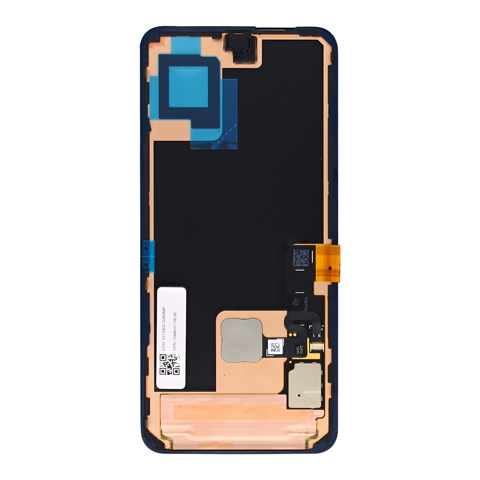 Google Pixel 8 Display And Digitizer Without Frame Black Service Pack